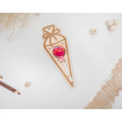 Schultütenanhänger, Holzanhänger Schultüte, Einschulungsgeschenk, Schultütendeko, Geschenk zur Einschulung, Gastgeschenk