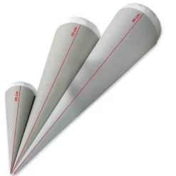 Schultüten-Bastelset  | Papprohling + Inlettkissen für Schultüte, Schultütenkissen, Zuckertüte