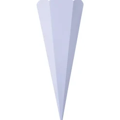 Schultütenzuschnitt glatt, ø 20 x 68 cm, 400g/m² in 13 Farben