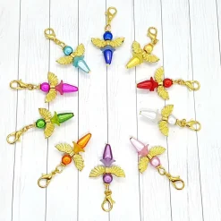 Schutzengel Ballerina goldfarben rosa – Glücksbringer & Gastgeschenk