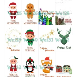 Schutzengel Glasperlen silber Tanne – Weihnachtsengel mit Karabiner & Schmuckkarte