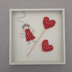 Schutzengel "Herzchen" Dekoset, Geldgeschenk, Glücksbringer