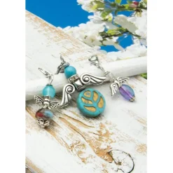 Schutzengel Set, Schlüsselanhänger, Taschenbaumler, Geschenkidee, Unisex, Mitbringsel, Adventskalenderfüllung