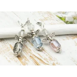 Schutzengel Set, Schlüsselanhänger, Taschenbaumler, Geschenkidee, Mitbringsel, Adventskalenderfüllung