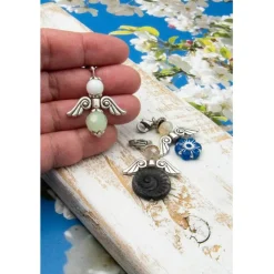 Schutzengel Set, Schlüsselanhänger, Taschenbaumler, Geschenkidee, Mitbringsel, Adventskalenderfüllung