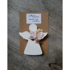 Schutzengel zur Geburt / Herzlich Willkommen / Kleiner Mensch / Karte mit Engel