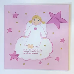 Schutzengelbild Schutzengel Bild Mädchen zur Taufe Geburt