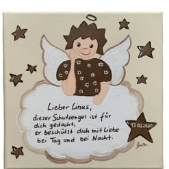Schutzengelbild Schutzengel Bild zur Taufe Geburt Kommunion