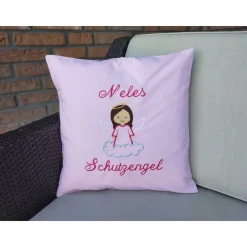 Schutzengelkissen / Kinderkissen / Dekokissen *personalisierbares Kissen* Maße: 40x40cm