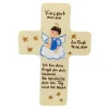 Schutzengelkreuz für Jungs Taufkreuz, Kinderkreuz Geschenk zur Taufe / Geburt