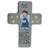 Schutzengelkreuz für Jungs Taufkreuz, Kinderkreuz Geschenk zur Taufe / Geburt