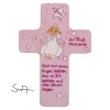 Schutzengelkreuz für Mädchen Taufkreuz, Kinderkreuz Geschenk zur Taufe / Geburt