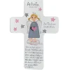 Schutzengelkreuz Mädchen Taufkreuz, Kinderkreuz Geschenk zur Taufe / Geburt