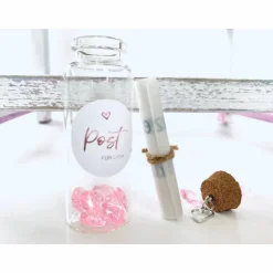 Schwangerschaft verkünden / Mädchen / Geschenk /Geschlecht verkünden / es wird ein Mädchen / Flaschenpost  / ich bin sch