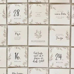 Schwangerschafts-Meilensteinkarten CHLOE