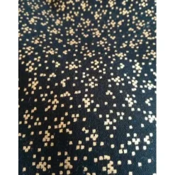 Schwarz - goldener Bordürenstoff