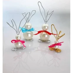 Süße Hasenfamilie Osterhasen Aludraht