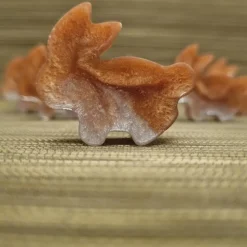 Süße kleine Hasen aus Epoxidharz, 6er Set. Dekoration für den Tisch usw.