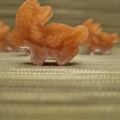 Süße kleine Hasen aus Epoxidharz, 6er Set. Dekoration für den Tisch usw..