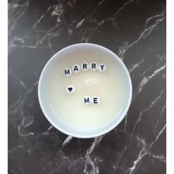 Secret Message Kerze – Personalisierte Nachricht im Wachs, handgefertigt & vegan