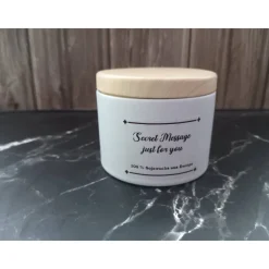 Secret Message Kerze – Personalisierte Nachricht im Wachs, handgefertigt & vegan