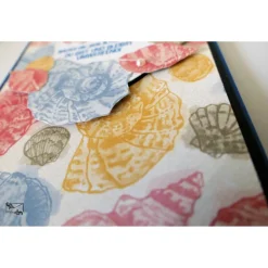 Sehnsucht nach Meer...? Glückwunschkarte mit Muscheln zum Geburtstag Handarbeit Unikat