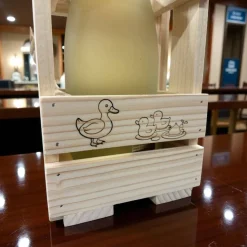 Sekttasche natur, Sektträger, Geschenk, Flaschenträger,