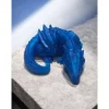 Süßer Drache Blau Epoxydharz – Handgefertigtes Unikat, ca. 10cm – Dekofigur