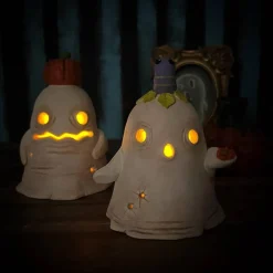 Süßer Geist mit Kürbis, leuchtet mit LED-Teelicht