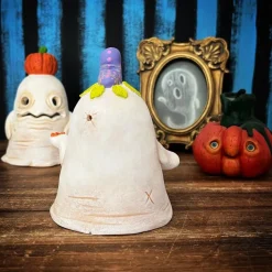 Süßer Geist mit Raupenfreund und Blume, leuchtet mit LED-Teelicht