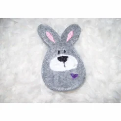 Süßer Hase als Geschenkanhänger oder Tischdeko