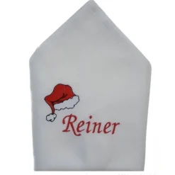 Servietten mit Name Stoffservietten personalisiert für Weihnachten
