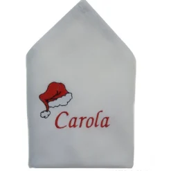 Servietten mit Name Stoffservietten personalisiert für Weihnachten