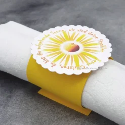 Serviettenhalter Kommunion Sonne