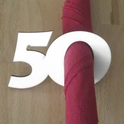 Serviettenring "Jubiläum" aus Holz