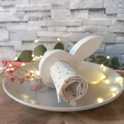 Serviettenring Ostern, Serviettenringe Ostern, Serviettenhalter Hase, Serviettenhalter, Ostertischdeko, Ostertisch Deko