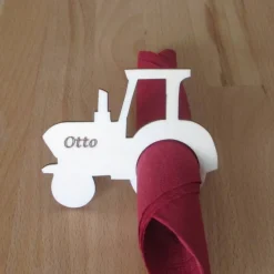 Serviettenring Traktor Sebastian aus Holz