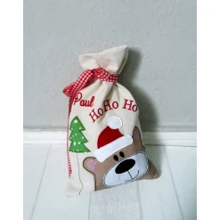 Süßes Nikolaussäckchen mit Namen, personalisiert, Nikolausbeutel