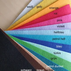 Set: 10 Hasen aus Filz mit Schlitzen für einen Geldschein / Schokoriegel