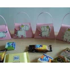 1set Einladungskarten zum Kindergeburtstag Party Motto Einhorn Unicorn Mädchen Einladungen Grußkarte Einladung