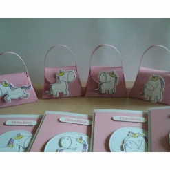 1set Einladungskarten zum Kindergeburtstag Party Motto Einhorn Unicorn Mädchen Einladungen Grußkarte Einladung