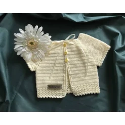 Set *Missi* Babyjacke, Jäckchen, Jacke, Gr. 56/62 und kurze Hose