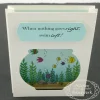 Shadow-Box-Karte mit 3D-Effekt ● A6 ● Aquarium