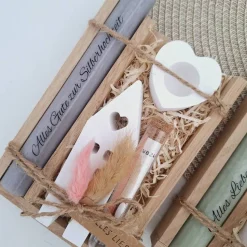 Silberhochzeit Geldgeschenk Silberhochzeitsgeschenk Haus / Lichthaus Kerzenhalter Herz Geschenkset Gutschein Kerzenset S