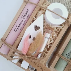 Silberhochzeit Geldgeschenk Silberhochzeitsgeschenk Haus / Lichthaus Kerzenhalter rund Geschenkset Gutschein Kerzenset S