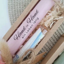 Silberhochzeit Geldgeschenk Reagenzglas Silberhochzeitskerze Silberhochzeitsgeschenk Geschenkset Gutschein Kerzenset Sta