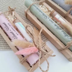 Silberhochzeit Geldgeschenk Reagenzglas Silberhochzeitskerze Silberhochzeitsgeschenk Geschenkset Gutschein Kerzenset Sta