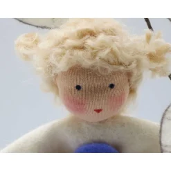 Silberling - Silberblatt - Mondviole - Blumenkind - Jahreszeitentisch - Waldorf Art - Herbst Dekoration - Art.Nr. HE7