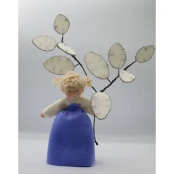 Silberling - Silberblatt - Mondviole - Blumenkind - Jahreszeitentisch - Waldorf Art - Herbst Dekoration - Art.Nr. HE7