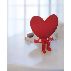 Sitzendes Herz: Verspielte Herz-Figur zum Hinstellen – 3D-gedruckte Deko